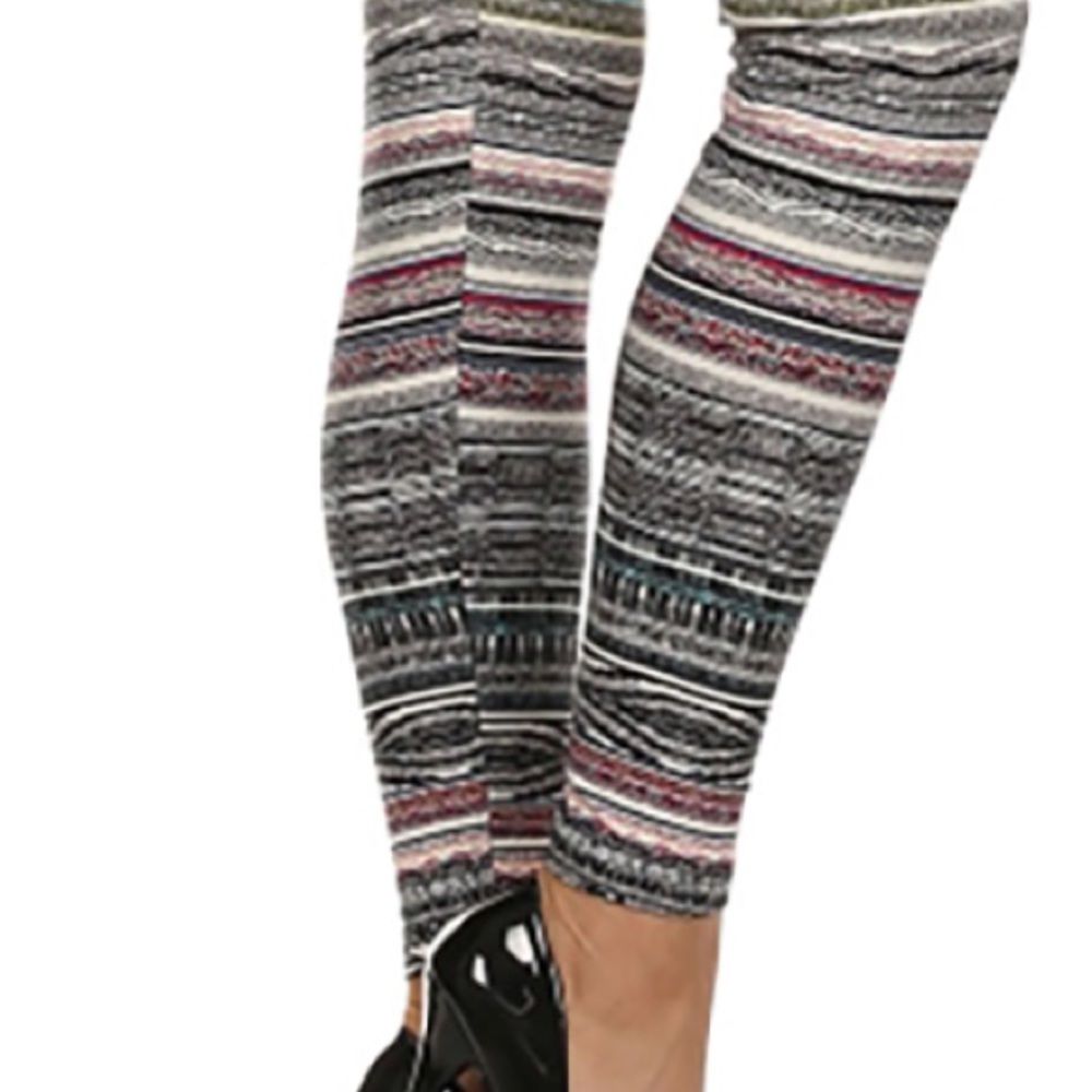 Fun printed pattern fashion leggings style 737 - Picture 2 of 4